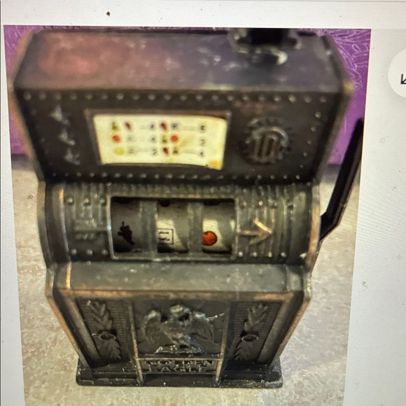 Die Cast Pencil Sharpener Miniature Metal Golden Eagle Machine Vintage - Picture 5 of 11